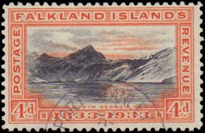 Falkland Islands #70, Incomplete Set, 1933, Used