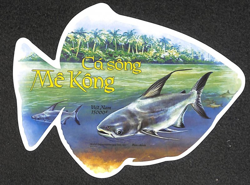 Vietnam 2020, Fish in Mekong river s/s, imperforated, MNH