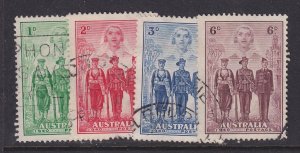 Australia, Scott 184-187 (SG 196-199), used