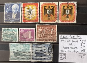 Berlin Used Selection #9N108//9N119- SCV=$16.55