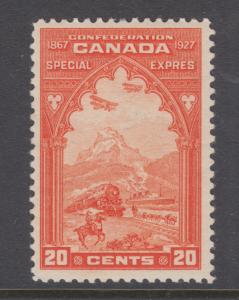 Canada Sc E3 MLH. 1927 20c Special Delivery, fresh & F-VF