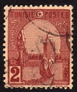 1906, Tunisia 2c, Used, Sc 30