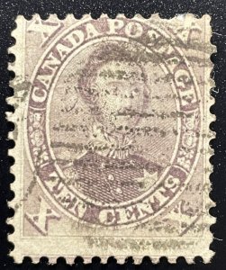 Canada, Scott 17a, Used, Violet, Rear Penciling (Pic)