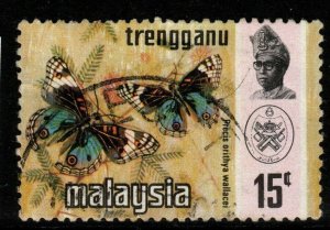 MALAYA TRENGGANU SG115 1971 15c BUTTERFLIES FINE USED