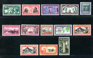 New Zealand #229-241  Unused,  VF  CV $58.05  ...  4330934