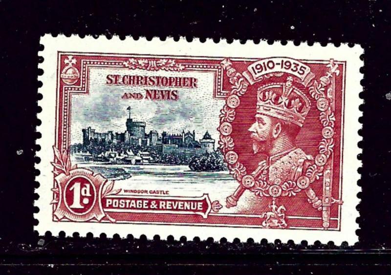 St Kitts-Nevis 72 MNH 1935 KGV Silver Jubilee