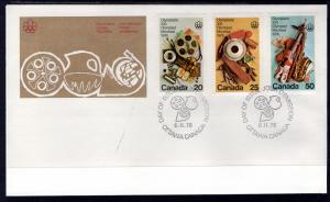 Canada 684-686 Olympics Canada Post U/A FDC