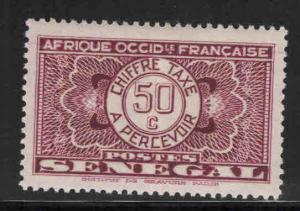 Senegal Scott J27  MH* 1935 postage due