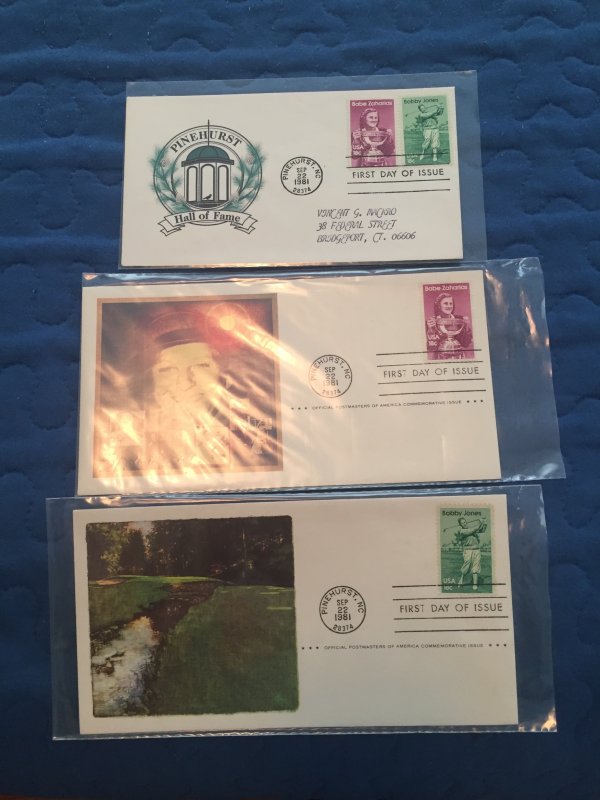 3 FDC Golf -  Bobby Jones etc