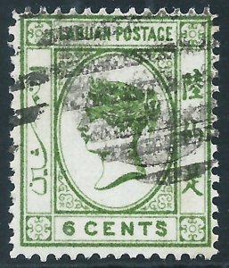 Labuan, Sc #43, 6c Used