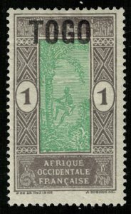 Afrique Francaise, 1 cent, Occidentale, TOGO, MNH, ** (T-8818)