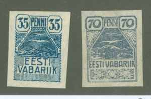 Estonia #32-33  Multiple