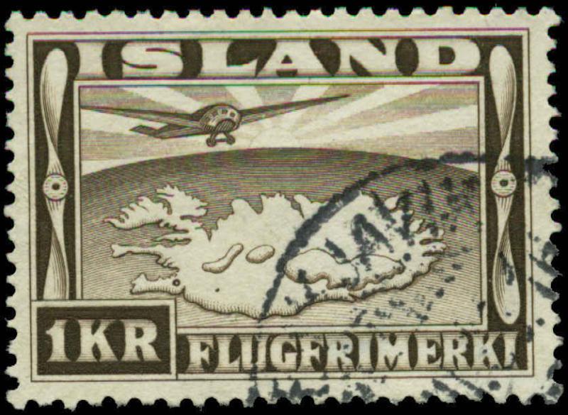 Iceland Scott #C19 Used