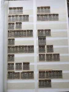 USA; PRECANCELS COLLECTION 1000s in 3 Stock Books Excellent LOT, 210 Photos