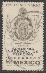 MEXICO 955 Centenary of the Natl Academy of Medicine USED. VF. (1205)