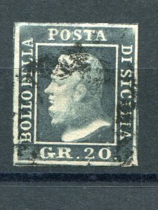 Sicily Sass #13 Used F-VF  Cat Eur 2000 - Lakeshore Philatelics