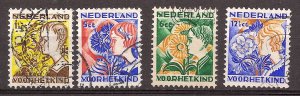 Netherlands - 1932 - NVPH 248-51 - Used - NS052