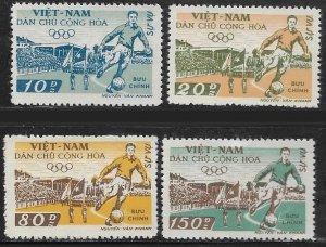 1958   Vietnam   Opening of Hanoi Stadium    SC #O29-O32  Mint