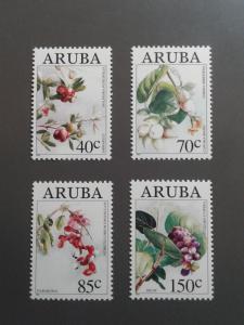 Aruba 109-112 MNH. Scott $ 7.75