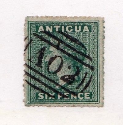 Antigua stamp #4, used, wmk. 5