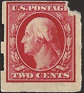 # 384 MINT NO GUM CARMINE GEORGE WASHINGTON