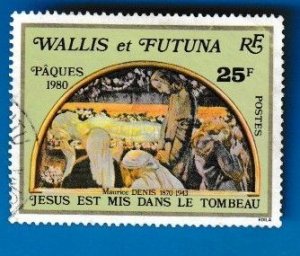 WALLIS AND FUTUNA SCOTT#255 1980 TABLE OF MAURICE DENNIS - USED