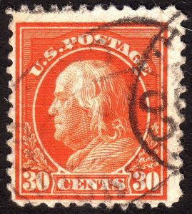 1917, US 30c, Franklin, Used, Sc 516