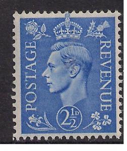 GB 1941 KGV1  2 1/2d Blue MM stamp SG 489 ( F146 )