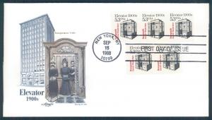 #2254 Elevator 1900's- Artmaster Cachet  MG