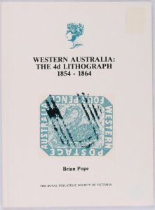 Australia - Western Australia The 4d Lithograph 1854-64 by Brian Pope.