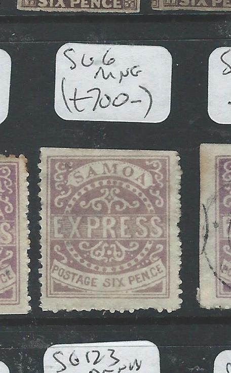 SAMOA (P1306B) EXPRESS ALL CHECKED BY LATE JACK HUGHES 6D  SG 6  MNG