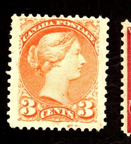 CANADA 37 MINT FVF NG SM THIN SM TEAR Cat $175