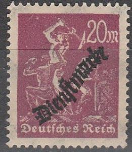 Germany #O22  F-VF Unused