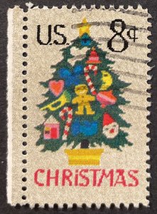 US #1508 Used F/VF 8c Christmas Tree 1973 [G10.1.3]