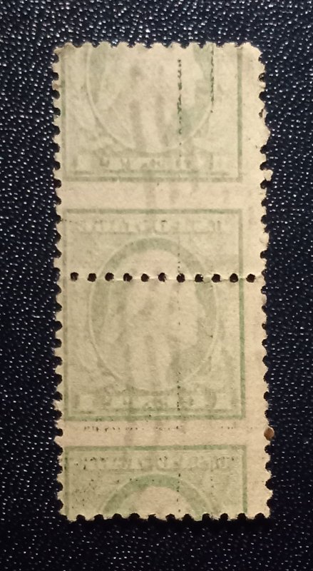 US Scott #498 Used Pair / Error Printed on Reverse / Both Sides VF 1917