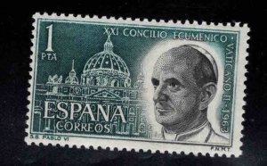 SPAIN Scott 1199 MNH**  Pope stamp