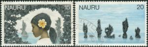 Nauru 1978 SG181-182 Girl Pinnacles FU