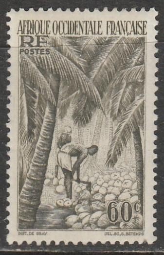 Afrique Occ. Fr (A.O.F)  1947  Scott No. 40  (N*)