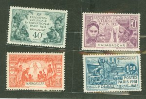 Madagascar (British Consular & Inland Mail) #169-172 Unused Single (Complete Set)