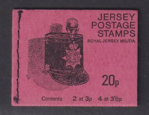 Jersey  #40a  MNH 1974    arms   booklet complete 2 x 3p and 4 x 3 1/2p