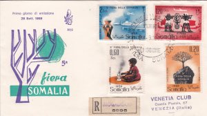 Somalia # 234-235, C63-64, 5th Somali Fair, Registerd First Day Cover