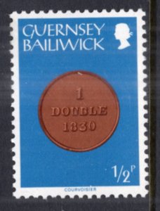 Guernsey 173 Coin on Stamp MNH VF