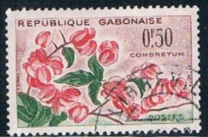 Gabon 154 Used Flower Combretum lr 1961 (G0291)+