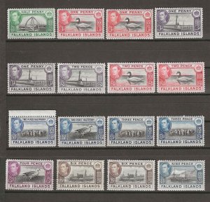 FALKLAND ISLANDS 1938 SG 146/57 MNH Cat £150