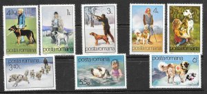 Romania Sc 3060-7 MNH Set of 1982 - Rescue & Service Dogs