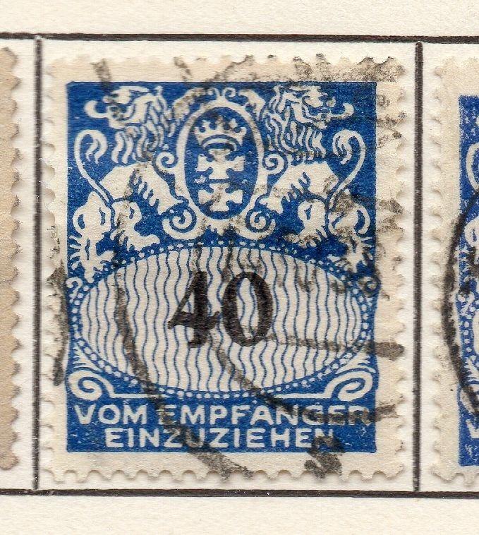 Danzig November 1923-28 Early Issue Fine Used 40M. 251534