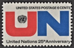US 1419 MNH VF 6 Cent United Nations 25th Anniversary