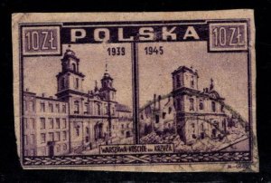 Poland Scott 379 Used  stamp