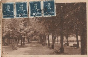 ROMANIA POSTCARD 1945 CENSOR BUCHAREST BAILE GOVORA USED POST