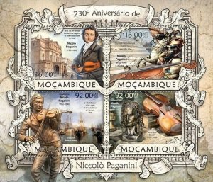 2013 MOZAMBIQUE  MNH. NICCOLO PAGANINI    |  Scott Code: 2783 